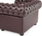 CHESTERFIELD - Chesterfield fauteuil - Bruin - Leer