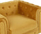 CHESTERFIELD - Chesterfield fauteuil - Geel - Fluweel