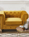 CHESTERFIELD - Chesterfield fauteuil - Geel - Fluweel