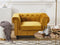 CHESTERFIELD - Chesterfield fauteuil - Geel - Fluweel