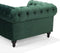 CHESTERFIELD - Chesterfield fauteuil - Groen - Fluweel