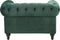CHESTERFIELD - Chesterfield fauteuil - Groen - Fluweel