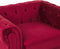 CHESTERFIELD - Chesterfield fauteuil - Rood - Fluweel