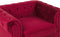 CHESTERFIELD - Chesterfield fauteuil - Rood - Fluweel