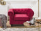 CHESTERFIELD - Chesterfield fauteuil - Rood - Fluweel