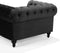 CHESTERFIELD - Chesterfield fauteuil - Zwart - Fluweel