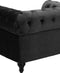 CHESTERFIELD - Chesterfield fauteuil - Zwart - Fluweel