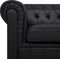 CHESTERFIELD - Chesterfield fauteuil - Zwart - Kunstleer