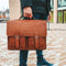 Chesterfield Idaho Laptoptas 15.6 Cognac