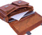Chesterfield Mario Leren A4 Aktetas cognac
