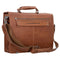 Chesterfield Mario Leren A4 Aktetas cognac