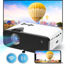 Chesto Beamer 6200 Lumen - Input tot Full HD - Streamen Vanaf Je Telefoon Met Wifi - Mini Beamer