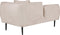 CHEVANNES - Chaise longue - Beige - Polyester
