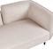CHEVANNES - Chaise longue - Beige - Polyester