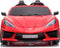 Chevrolet Corvette C8 Rood | 12V Kinderauto