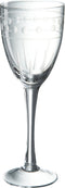J-Line wijnglas Bolpatroon - glas - transparant - small - 4 stuks