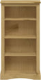 vidaXL - Boekenkast - grenenhout - met - 4 - planken - Corona-stijl - 80x29x150 - cm