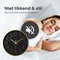 Tyme Wandklok - 30cm - Analoog - Stil Uurwerk - Zwart Goud