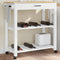 vidaXL - Keukentrolley - MONZA - 84x40x90 - cm - massief - grenenhout
