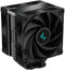 DeepCool AK400 ZERO DARK PLUS - CPU-koeler - 4 heatpipes - Zwart