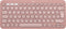 Logitech Pebble Keys 2 K380s - Draadloos toetsenbord - Bluetooth - Azerty FR - Roze