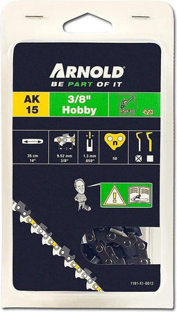 Arnold Zaagketting 1,3 mm 3/8 Hobby 50 schakels - Kettingzaag - Compact en licht