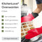 KitchenLove Siliconen Ovenwanten - Hittebestendig tot 350 °C - EN407 Gecertificeerd - Rood (2 stuks)