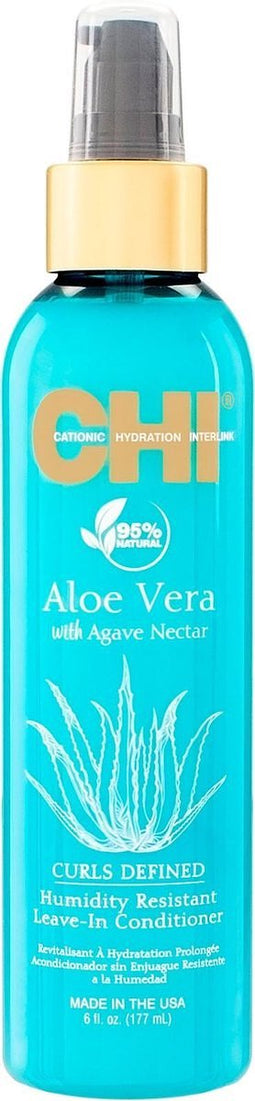 CHI Aloë Vera With Agave Nectar Humidity Resistant Curl Leave-In Conditioner - 177ml | Voor krullend haar