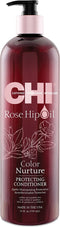 CHI Rose Hip Oil Conditioner | 739 ml met pomp | Voor gekleurd haar