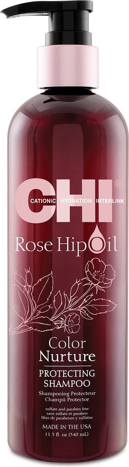 CHI Rose Hip Oil Shampoo | 340 ml | Voor gekleurd haar