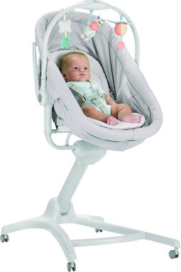 Chicco Baby Hug 4-in-1 Wieg - Met speelboog - Babygym - Glacial