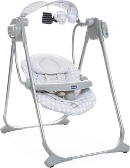 Chicco Polly Swing Up Leaves Grey Babyschommel 79110.79