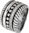 TI SENTO Dames Ring - 925 zilver - Zirconia wit - Maat 17.75 mm / maat 56 - 1835ZI