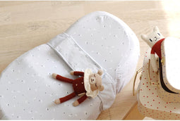 Childhome Ergonomische Cocoon Maan & Sterren - Geschikt tot 4 maanden - Grijs