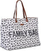 Childhome Family Bag - Luiertas - Leopard - 55x18x40 - Extra Tasje
