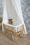 Childhome Rattan wieg - Incl. Omrander en matras - Geschikt voor baby's tot 9kg - 90x50x70cm