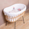 Childhome Rattan Wieg - Inclusief matras - 0 tot 6m - Ecru - 90 x 51 x 70 cm