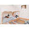 Childhome Tentbed - Bedframe huis - 90x200cm - 208x98x148cm - Naturel