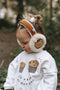 Children's Chestnut Teddy Bear Ear Muffs