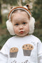 Children's Chestnut Teddy Bear Ear Muffs