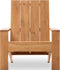 Chill Dept - Adirondack bear chair Frame teak wood Knock-Down