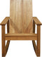 Chill Dept - Adirondack rocking Frame teak wood Knock-Down