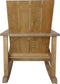 Chill Dept - Adirondack rocking Frame teak wood Knock-Down