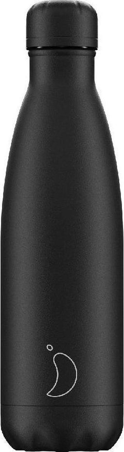 Chillys Original - Drinkfles - Thermosfles - 500ml - All Black
