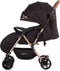 Chipolino April Opvouwbare Buggy Met Voetenhoes Obsidian Black