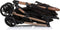 Chipolino April Opvouwbare Buggy Met Voetenhoes Obsidian Black