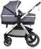 Chipolino Aspen Opvouwbare 3-in-1 Kinderwagen Met Luiertas Graphite Grey