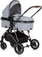 Chipolino Aura Opvouwbare Kinderwagen 3 in 1 - Met Luiertas - Ash Grey