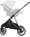 Chipolino Aura Opvouwbare Kinderwagen 3 in 1 - Met Luiertas - Ash Grey