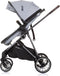 Chipolino Aura Opvouwbare Kinderwagen 3 in 1 - Met Luiertas - Ash Grey